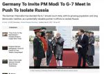 Канцлер Германии Олаф Шольц планирует пригласить Премьер-министра Индии Нарендра Моди в качестве гостя на саммит лидеров Большой семерки