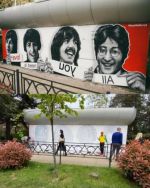 В Сочи закрасили стрит-арт с группой The Beatles, который создала группа художников Youfeelmyskill в 2017 году