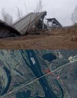 Взорван мост через Днепр на белорусско-украинской границе