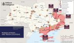 Карта российского вторжения в Украину по данным британской разведки на 5 мая