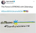 Актер Марк Хэмил, сыгравший Люка Скайвокера в «Звездных войнах», поддержал Украину
