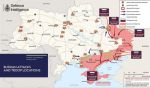 Карта российского вторжения в Украину по данным британской разведки на 6 мая