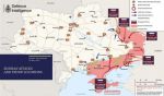 Карта российского вторжения в Украину по данным британской разведки на 8 мая