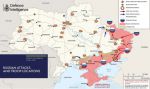 Карта российского вторжения в Украину по данным британской разведки на 12 мая