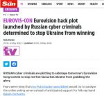 Российские киберпреступники хотят взломать голосование в финале Евровидения-2022, чтобы помешать Украине победить