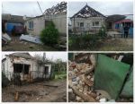 В Гуляйполе Запорожской области в результате вооруженной атаки российских войск повреждены жилые дома местных жителей