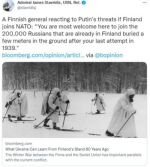 Финский генерал предложил Путину присоединиться к мертвым солдатам, зарытым в земле