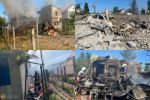 В результате попадания крылатой ракеты в Одесской области произошло разрушение зданий туристической инфраструктуры и пожар