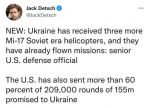 Три вертолета Ми-17 прибыли в Украину из США для выполнения боевых задач