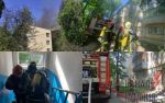 В Подольском районе Киева загорелся жилой дом. На месте работают ГСЧС. Причины пожара устанавливаются. Видео