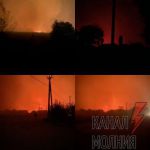 Пожар около села Страхолесье Киевской области. Фото
