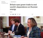 Зеленые торговые сделки могут помочь положить конец зависимости мира от российских нефти и газа, а также «депутинизации» мировой экономики