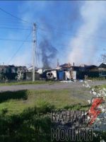 Лиман, Донецкая область. Последствия обстрела со стороны войск РФ