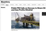 Норвегия должна поделиться гигантской прибылью, которую получила в результате повышения цен на нефть и газ
