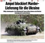 Правительство Германии более месяца блокирует заявку концерна Rheinmetall на поставку Украине 100 БМП Marder
