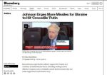 Британский премьер-министр Джонсон выступил за поставку Украине реактивных систем залпового огня