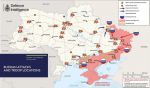 Карта российского вторжения в Украину по данным британской разведки на 27 мая