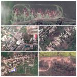 На новых спутниковых снимках компании Maxar зафиксированы последствия массированных артиллерийских обстрелов на Донбассе