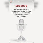 Kalush Orchestra вместе с Сергеем Притулой продали на благотворительном аукционе хрустальный кубок Евровидения-2022 за $900 000