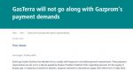 Нидерландская компания Gasterra отказалась выполнять требования об оплате российского газа в рублях