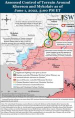 Американский Институт изучения войны (ISW): Россияне постепенно продвигались к северу от Славянска, но, вероятно, еще не смогли взять под контроль дорогу