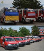 Австрия передала украинским спасателям 11 единиц пожарной техники и пять реанимобилей, сообщила ГСЧС Украины