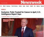 Путин болен раком. А еще на него было совершено покушение, - американская разведка