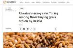 Посол Украины в Турции Василий Боднар назвал Турцию среди стран, покупающих украденное Россией украинское зерно