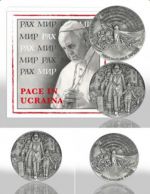 Ватикан выпустил специальную серебряную монету, посвященную Украине
