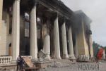 В Лисичанске после ночного обстрела россиянами сгорел штаб выдачи гуманитарной помощи, где в убежище постоянно находились более 40 мирных жителей