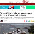 Индия досрочно завершила крупное соглашение по закупке российских вертолетов