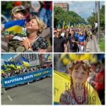Мариупольский городской совет опубликовал фото, как год назад жители города отмечали День освобождения от российских вооруженных формирований