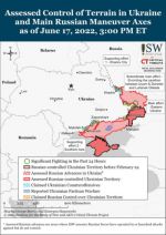 Войска РФ продолжают готовить дополнительные силы для наступления на Северодонецк-Лисичанск, — американский Институт изучения войны (ISW)