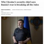 «Намного меньше чем у врага», — глава СНБО Данилов о потерях Украины в войне с Россией