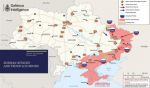 Карта российского вторжения в Украину по данным британской разведки на 19 июня
