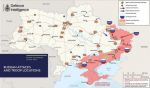 Карта российского вторжения в Украину по данным британской разведки на 20 июня