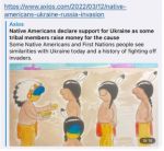 Племена североамериканских индейцев заявили о своей любви к Украине, о восхищении ее силой и мужеством и о уверенности в ее победе