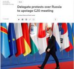 Западные страны готовятся устроить дипломатические акции протеста против вторжения России в Украину на встрече министров финансов G20
