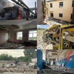 Россияне продолжают уничтожать социальную инфраструктуру и предприятия Донбасса