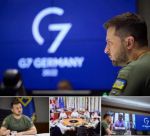 Владимир Зеленский в режиме видеоконференции обратился к саммиту лидеров G7 в Берлине