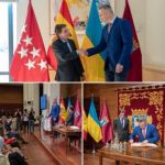 Городской голова Киева Виталий Кличко встретился с мэром испанской столицы Хосе Луисом Мартинес-Алмейдой в Мадриде, куда он прибыл на саммит НАТО