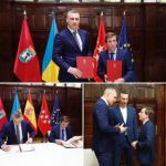Городской голова Киева Виталий Кличко подписал с мэром Мадрида Хосе Луисом Мартинес-Алмейдой меморандум о побратимстве городов