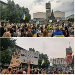 Митинг в поддержку Украины в Германии, город Мангайм. Фото