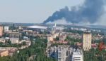 В сети сообщается, что в Донецке горит склад БК россиян
