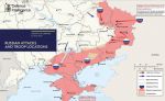 Карта российского вторжения в Украину по данным британской разведки на 13 июля