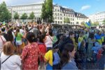 Акции и митинги в поддержку Украины 16 июля. Видео