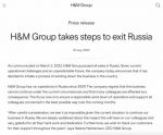 HM объявила, что уходит из России