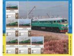 Энтузиасты выпустили почтовую марку, посвященную эвакуации поездом из Ирпеня. На марке изображен поезд Ирпень-Киев под тепловозом серии М62