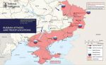 Карта российского вторжения в Украину по данным британской разведки на 22 июля