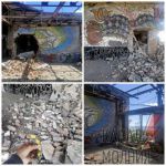В Мариуполе в результате российских обстрелов разрушены мозаики «Дерево Жизни» и «Боривитер» в ресторане «Украина»